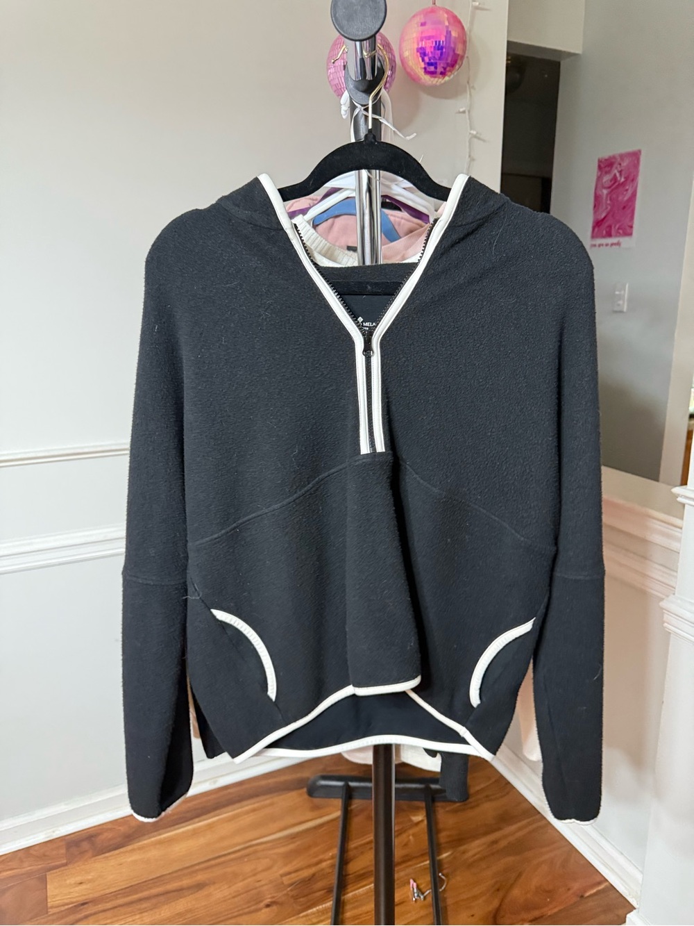ANTONIO MELANI Black Jacket with White Trim